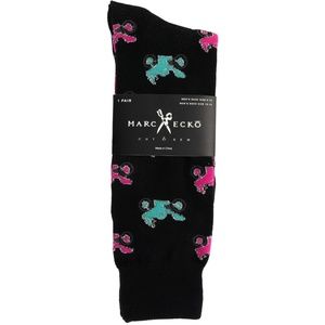 Marc Ecko "Motorcycles" Black Novelty Dress Socks